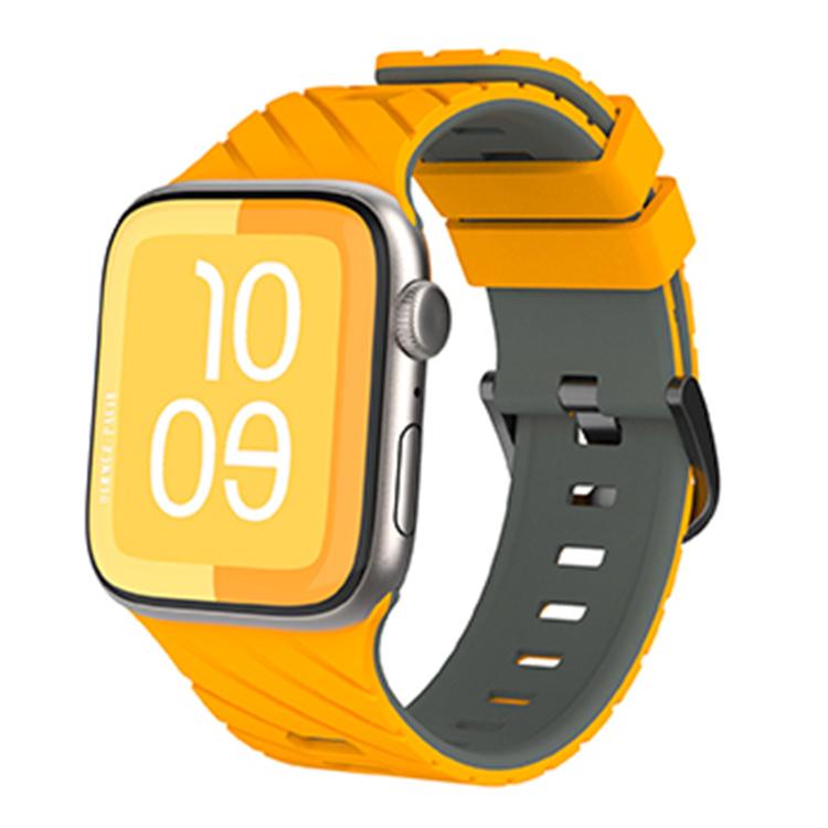 斜めツートーンシリコンウォッチバンド、Apple Watch 46mm / 49mm / 45mm / 44mm用