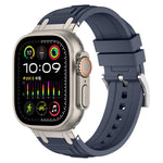 トリプルレイヤーアーマーシリコンウォッチバンド、Apple Watch 49mm / 46mm / 45mm / 44mm用、Apple Watch 42mm / 41mm / 40mm / 38mm用