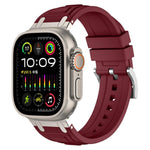 トリプルレイヤーアーマーシリコンウォッチバンド、Apple Watch 49mm / 46mm / 45mm / 44mm用、Apple Watch 42mm / 41mm / 40mm / 38mm用