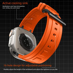 トリプルレイヤーアーマーシリコンウォッチバンド、Apple Watch 49mm / 46mm / 45mm / 44mm用、Apple Watch 42mm / 41mm / 40mm / 38mm用