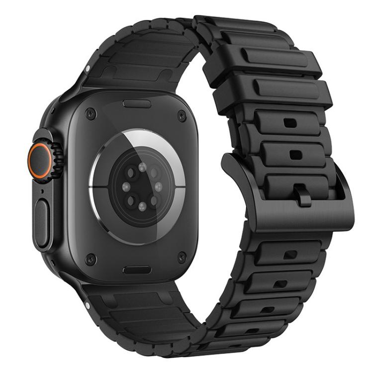 強化I字型テクスチャーシリコンウォッチバンド、Apple Watch 49mm / 46mm / 45mm / 44mm用、Apple Watch 42mm / 41mm / 40mm / 38mm用