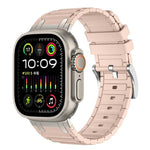 強化I字型テクスチャーシリコンウォッチバンド、Apple Watch 49mm / 46mm / 45mm / 44mm用、Apple Watch 42mm / 41mm / 40mm / 38mm用