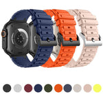 強化I字型テクスチャーシリコンウォッチバンド、Apple Watch 49mm / 46mm / 45mm / 44mm用、Apple Watch 42mm / 41mm / 40mm / 38mm用