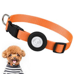 AirTag 第2世代 / AirTag 第1世代用 ペット首輪 ナイロン 猫と犬用首輪、S 1.5 x 28 x 39cm、M 2.0 x 34 x 49cm、L 2.5 x 42 x 60cm