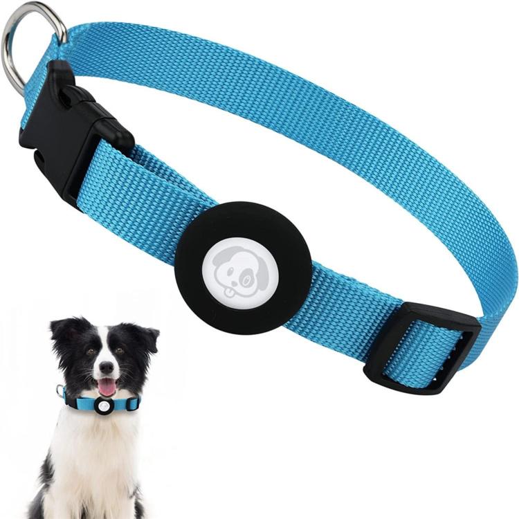 AirTag 第2世代 / AirTag 第1世代用 ペット首輪 ナイロン 猫と犬用首輪、S 1.5 x 28 x 39cm、M 2.0 x 34 x 49cm、L 2.5 x 42 x 60cm