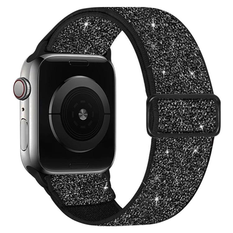 グリッターエラスティックナイロンウォッチバンド、Apple Watch 49mm / 46mm / 45mm / 44mm用、Apple Watch 42mm / 41mm / 40mm / 38mm用