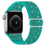 グリッターエラスティックナイロンウォッチバンド、Apple Watch 49mm / 46mm / 45mm / 44mm用、Apple Watch 42mm / 41mm / 40mm / 38mm用