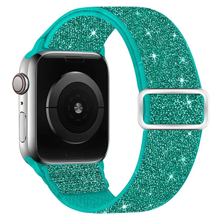 グリッターエラスティックナイロンウォッチバンド、Apple Watch 49mm / 46mm / 45mm / 44mm用、Apple Watch 42mm / 41mm / 40mm / 38mm用