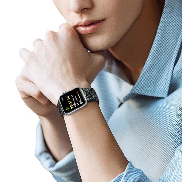 グリッターエラスティックナイロンウォッチバンド、Apple Watch 49mm / 46mm / 45mm / 44mm用、Apple Watch 42mm / 41mm / 40mm / 38mm用