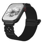中国結びマグネットバックルツイルストレッチナイロンウォッチバンド、Apple Watch 49mm / 46mm / 45mm / 44mm用、Apple Watch 42mm / 41mm / 40mm / 38mm用