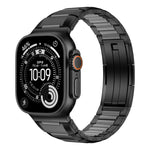 多面体ラバーインレイステンレススチールウォッチバンド、Apple Watch 46mm / 49mm / 45mm / 44mm用、Apple Watch 42mm / 41mm / 40mm / 38mm用
