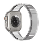 カーブドツートーンサイドリリースステンレススチールウォッチバンド、Apple Watch 49mm / 46mm / 45mm / 44mm用、Apple Watch 42mm / 41mm / 40mm / 38mm用