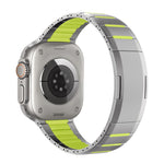 カーブドツートーンサイドリリースステンレススチールウォッチバンド、Apple Watch 49mm / 46mm / 45mm / 44mm用、Apple Watch 42mm / 41mm / 40mm / 38mm用