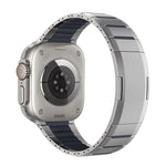 カーブドツートーンサイドリリースステンレススチールウォッチバンド、Apple Watch 49mm / 46mm / 45mm / 44mm用、Apple Watch 42mm / 41mm / 40mm / 38mm用