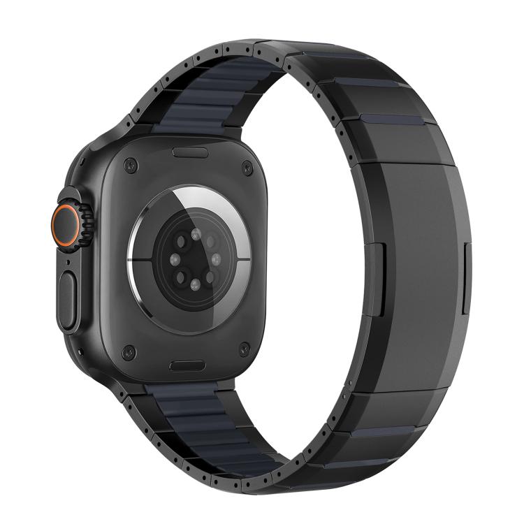 カーブドツートーンサイドリリースステンレススチールウォッチバンド、Apple Watch 49mm / 46mm / 45mm / 44mm用、Apple Watch 42mm / 41mm / 40mm / 38mm用
