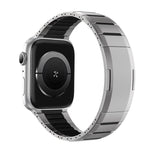 カーブドツートーンサイドリリースステンレススチールウォッチバンド、Apple Watch 49mm / 46mm / 45mm / 44mm用、Apple Watch 42mm / 41mm / 40mm / 38mm用