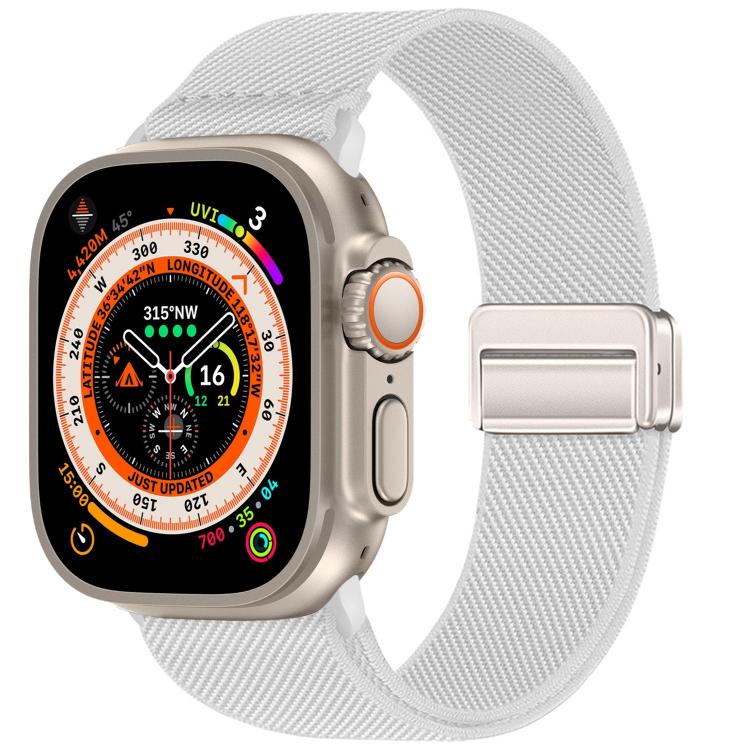 ダブルマグネットバックル伸縮ナイロンウォッチバンド、Apple Watch 49mm / 46mm / 45mm / 44mm用、Apple Watch 42mm / 41mm / 40mm / 38mm用