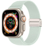 ダブルマグネットバックル伸縮ナイロンウォッチバンド、Apple Watch 49mm / 46mm / 45mm / 44mm用、Apple Watch 42mm / 41mm / 40mm / 38mm用