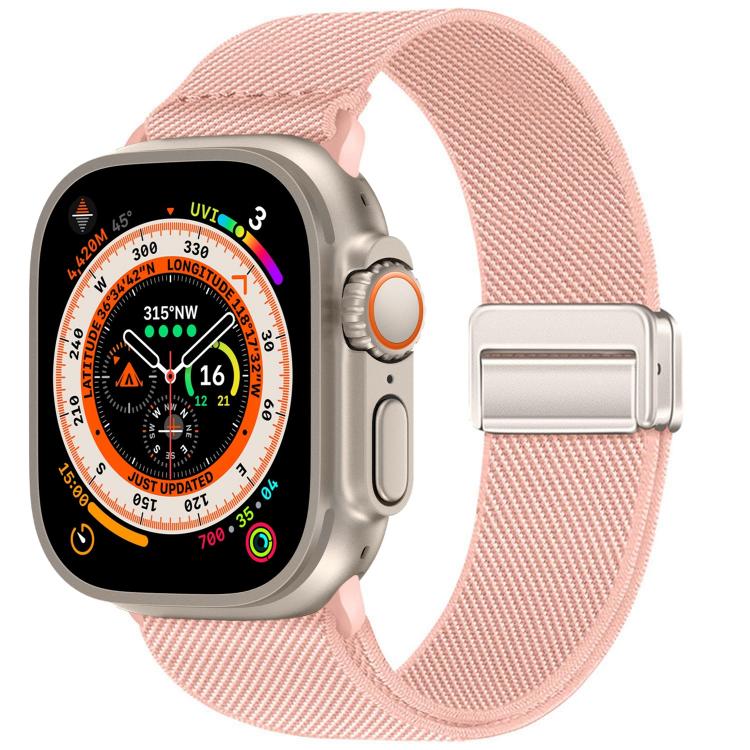 ダブルマグネットバックル伸縮ナイロンウォッチバンド、Apple Watch 49mm / 46mm / 45mm / 44mm用、Apple Watch 42mm / 41mm / 40mm / 38mm用
