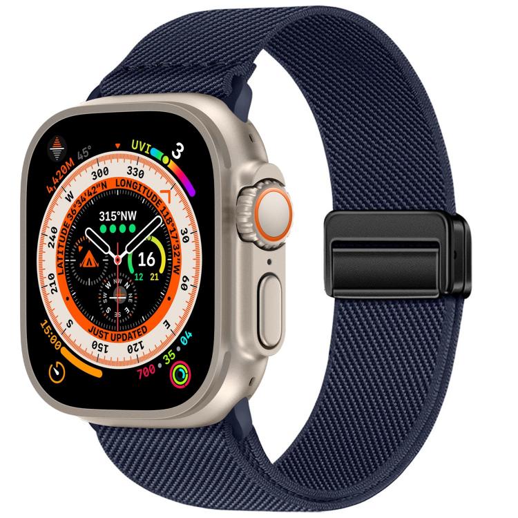 ダブルマグネットバックル伸縮ナイロンウォッチバンド、Apple Watch 49mm / 46mm / 45mm / 44mm用、Apple Watch 42mm / 41mm / 40mm / 38mm用