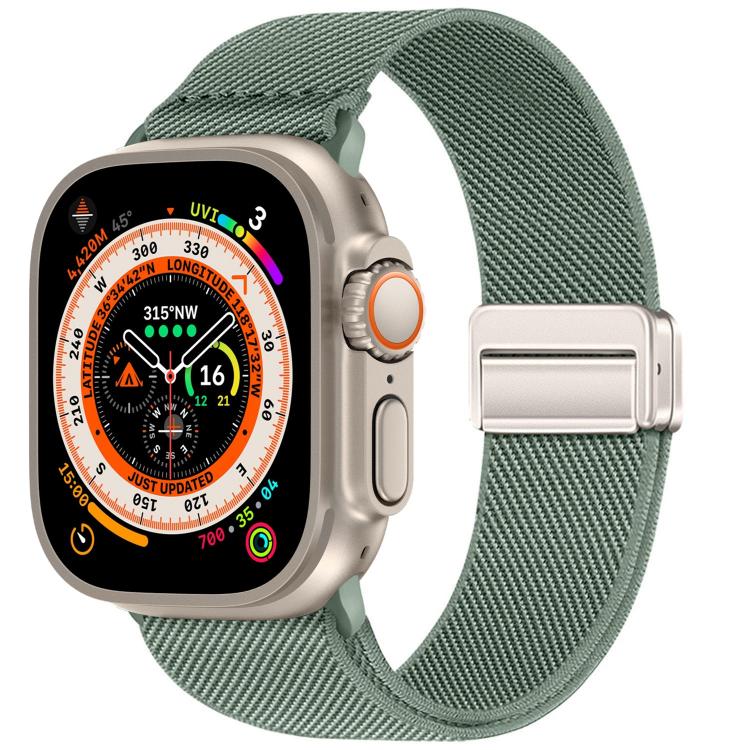 ダブルマグネットバックル伸縮ナイロンウォッチバンド、Apple Watch 49mm / 46mm / 45mm / 44mm用、Apple Watch 42mm / 41mm / 40mm / 38mm用