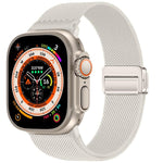 ダブルマグネットバックル伸縮ナイロンウォッチバンド、Apple Watch 49mm / 46mm / 45mm / 44mm用、Apple Watch 42mm / 41mm / 40mm / 38mm用