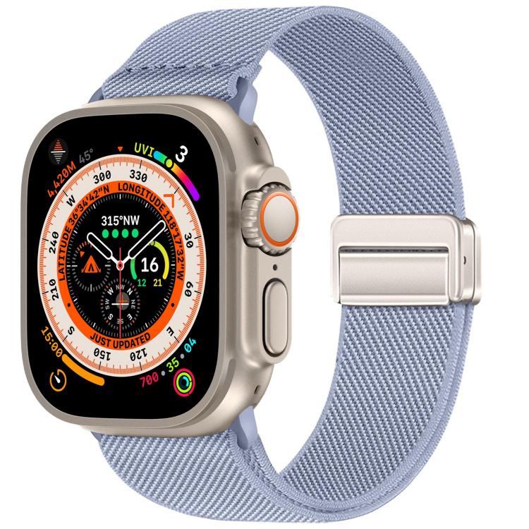 ダブルマグネットバックル伸縮ナイロンウォッチバンド、Apple Watch 49mm / 46mm / 45mm / 44mm用、Apple Watch 42mm / 41mm / 40mm / 38mm用