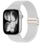 ダブルマグネットバックル伸縮ナイロンウォッチバンド、Apple Watch 49mm / 46mm / 45mm / 44mm用、Apple Watch 42mm / 41mm / 40mm / 38mm用