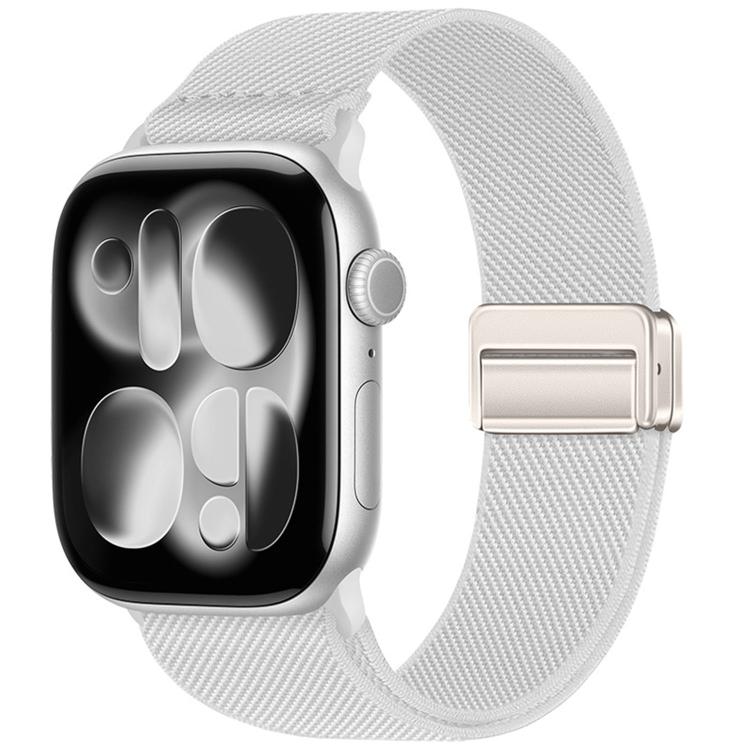 ダブルマグネットバックル伸縮ナイロンウォッチバンド、Apple Watch 49mm / 46mm / 45mm / 44mm用、Apple Watch 42mm / 41mm / 40mm / 38mm用