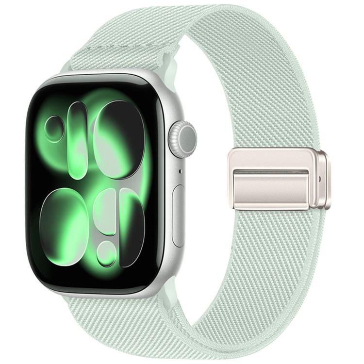 ダブルマグネットバックル伸縮ナイロンウォッチバンド、Apple Watch 49mm / 46mm / 45mm / 44mm用、Apple Watch 42mm / 41mm / 40mm / 38mm用