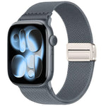 ダブルマグネットバックル伸縮ナイロンウォッチバンド、Apple Watch 49mm / 46mm / 45mm / 44mm用、Apple Watch 42mm / 41mm / 40mm / 38mm用