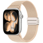 ダブルマグネットバックル伸縮ナイロンウォッチバンド、Apple Watch 49mm / 46mm / 45mm / 44mm用、Apple Watch 42mm / 41mm / 40mm / 38mm用