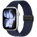 ダブルマグネットバックル伸縮ナイロンウォッチバンド、Apple Watch 49mm / 46mm / 45mm / 44mm用、Apple Watch 42mm / 41mm / 40mm / 38mm用
