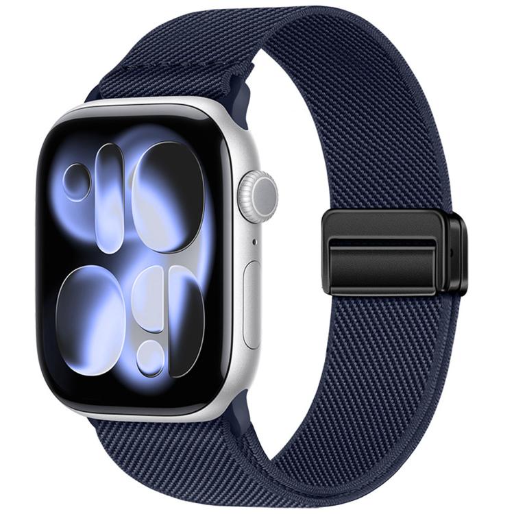 ダブルマグネットバックル伸縮ナイロンウォッチバンド、Apple Watch 49mm / 46mm / 45mm / 44mm用、Apple Watch 42mm / 41mm / 40mm / 38mm用