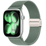 ダブルマグネットバックル伸縮ナイロンウォッチバンド、Apple Watch 49mm / 46mm / 45mm / 44mm用、Apple Watch 42mm / 41mm / 40mm / 38mm用