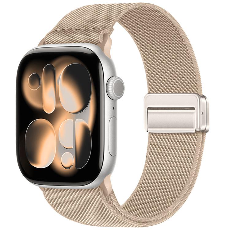 ダブルマグネットバックル伸縮ナイロンウォッチバンド、Apple Watch 49mm / 46mm / 45mm / 44mm用、Apple Watch 42mm / 41mm / 40mm / 38mm用
