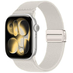 ダブルマグネットバックル伸縮ナイロンウォッチバンド、Apple Watch 49mm / 46mm / 45mm / 44mm用、Apple Watch 42mm / 41mm / 40mm / 38mm用