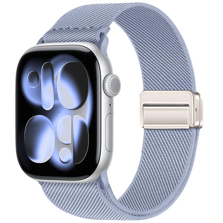 ダブルマグネットバックル伸縮ナイロンウォッチバンド、Apple Watch 49mm / 46mm / 45mm / 44mm用、Apple Watch 42mm / 41mm / 40mm / 38mm用