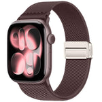 ダブルマグネットバックル伸縮ナイロンウォッチバンド、Apple Watch 49mm / 46mm / 45mm / 44mm用、Apple Watch 42mm / 41mm / 40mm / 38mm用