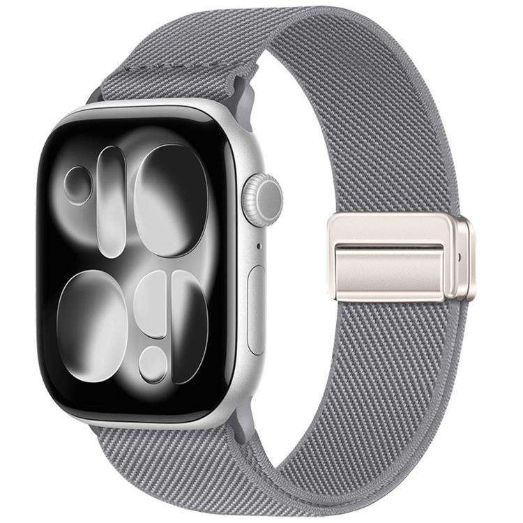 ダブルマグネットバックル伸縮ナイロンウォッチバンド、Apple Watch 49mm / 46mm / 45mm / 44mm用、Apple Watch 42mm / 41mm / 40mm / 38mm用
