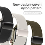 ダブルマグネットバックル伸縮ナイロンウォッチバンド、Apple Watch 49mm / 46mm / 45mm / 44mm用、Apple Watch 42mm / 41mm / 40mm / 38mm用