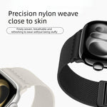 ダブルマグネットバックル伸縮ナイロンウォッチバンド、Apple Watch 49mm / 46mm / 45mm / 44mm用、Apple Watch 42mm / 41mm / 40mm / 38mm用