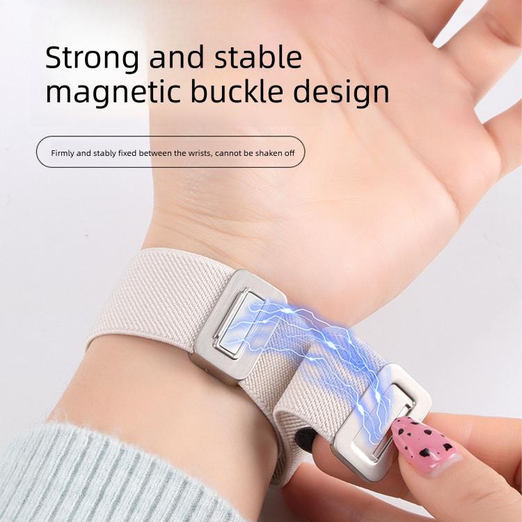 ダブルマグネットバックル伸縮ナイロンウォッチバンド、Apple Watch 49mm / 46mm / 45mm / 44mm用、Apple Watch 42mm / 41mm / 40mm / 38mm用