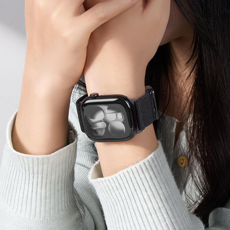 ダブルマグネットバックル伸縮ナイロンウォッチバンド、Apple Watch 49mm / 46mm / 45mm / 44mm用、Apple Watch 42mm / 41mm / 40mm / 38mm用
