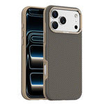 モコメ ケブラー カーボンファイバーテクスチャ 磁気衝撃吸収スマホケース、iPhone 17 Pro Max用
