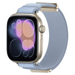 二重関節マグネット金属先端ナイロンウォッチバンド、Apple Watch 49mm / 46mm / 45mm / 44mm用、Apple Watch 42mm / 41mm / 40mm / 38mm用