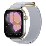 二重関節マグネット金属先端ナイロンウォッチバンド、Apple Watch 49mm / 46mm / 45mm / 44mm用、Apple Watch 42mm / 41mm / 40mm / 38mm用