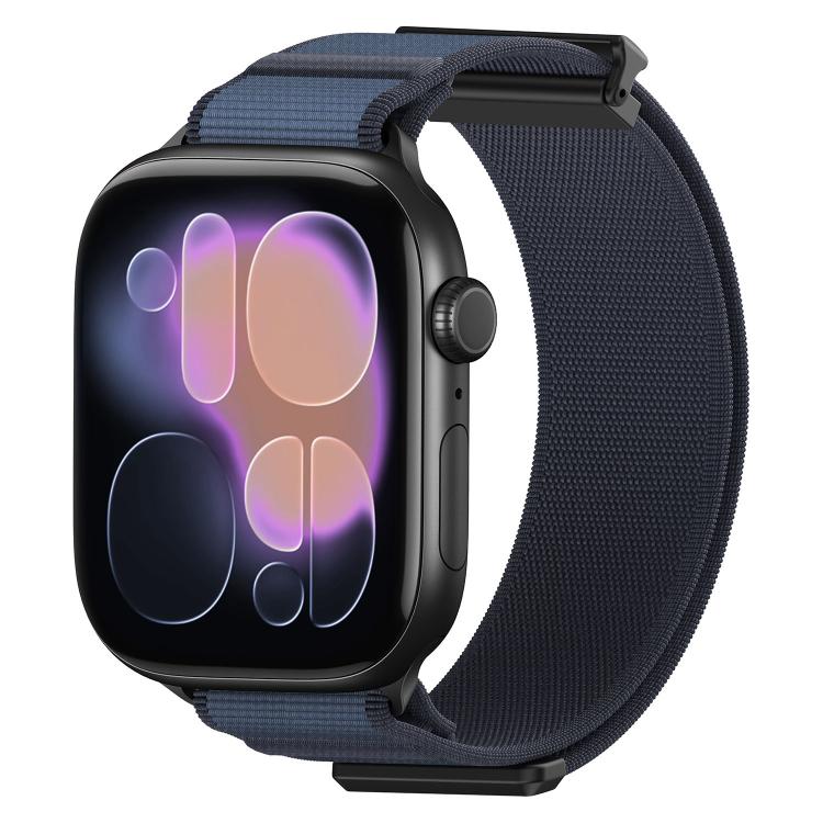 二重関節マグネット金属先端ナイロンウォッチバンド、Apple Watch 49mm / 46mm / 45mm / 44mm用、Apple Watch 42mm / 41mm / 40mm / 38mm用