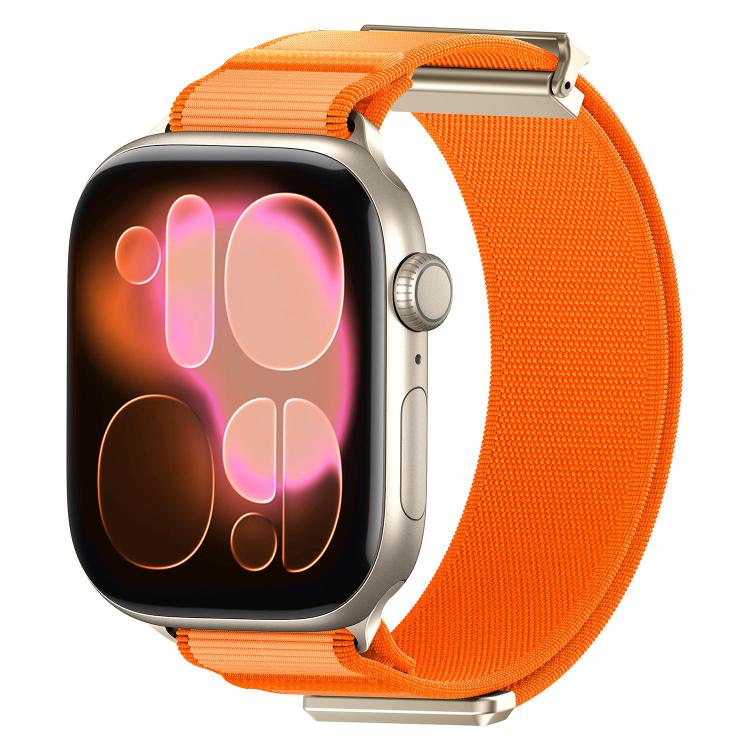 二重関節マグネット金属先端ナイロンウォッチバンド、Apple Watch 49mm / 46mm / 45mm / 44mm用、Apple Watch 42mm / 41mm / 40mm / 38mm用