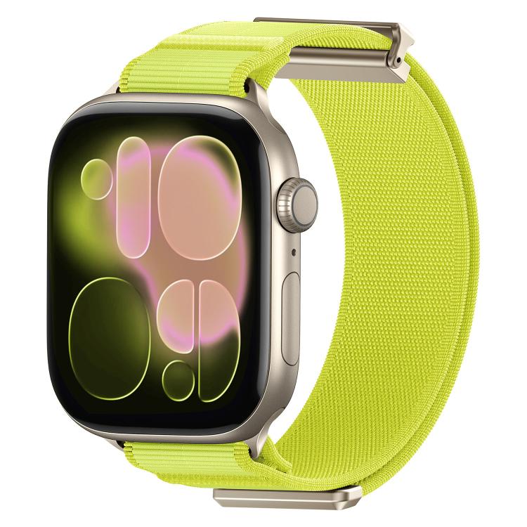 二重関節マグネット金属先端ナイロンウォッチバンド、Apple Watch 49mm / 46mm / 45mm / 44mm用、Apple Watch 42mm / 41mm / 40mm / 38mm用